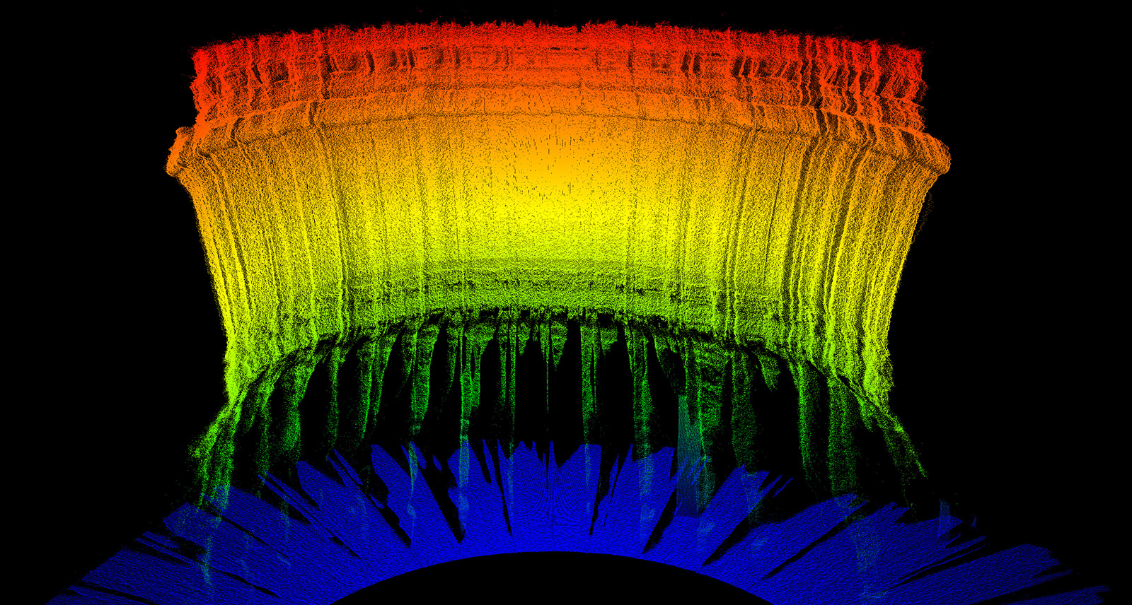 Art experiments in the point cloud by artist Benjamin Busch